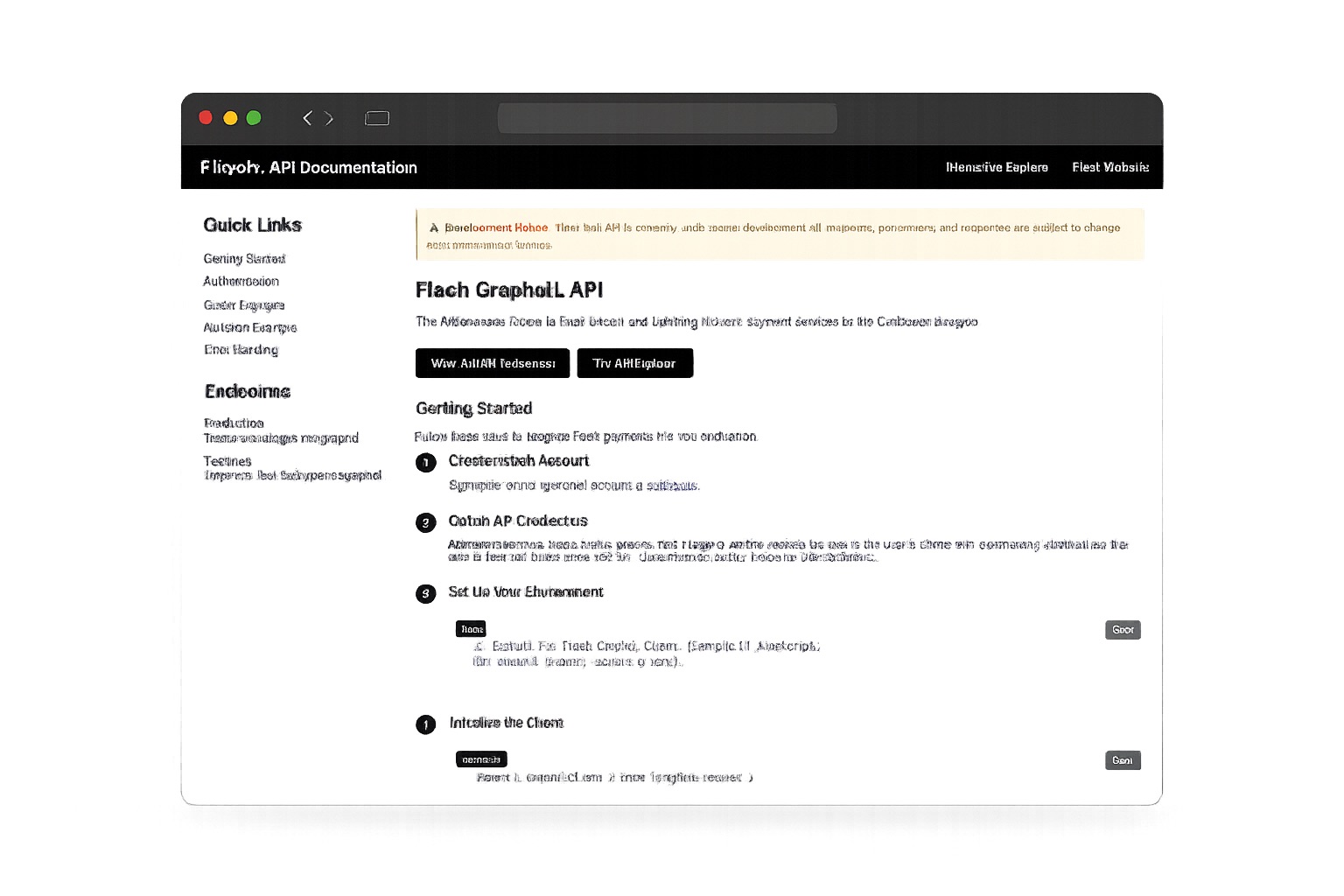 Flash API for Developers